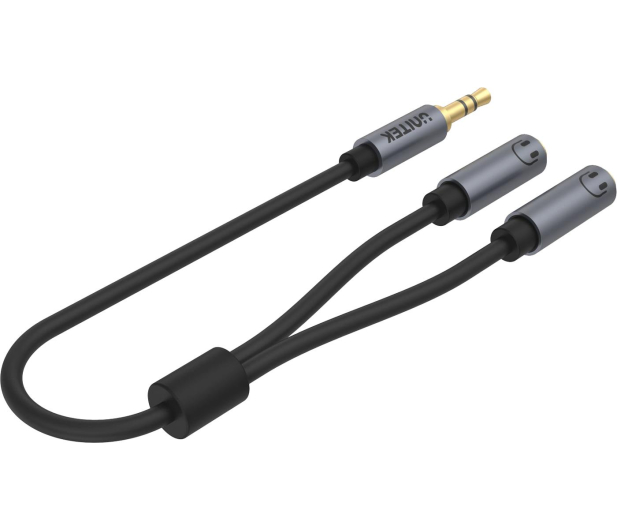 UNITEK Adapter Jack 3.5mm - 2x Jack 3.5mm Y-C956ABK - 326048 - zdjęcie 3